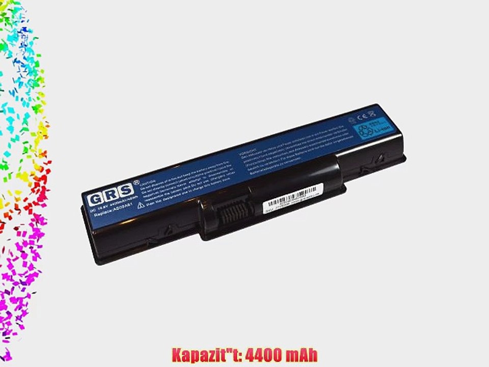 GRS Notebook Akku Acer Aspire 5732Z 4400 mAh108V Li-Ion Accu Laptop Batterie