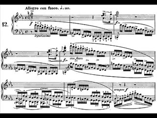 Chopin Etude Op.10 No.12 (Revolutionary) Audio + Sheet Music