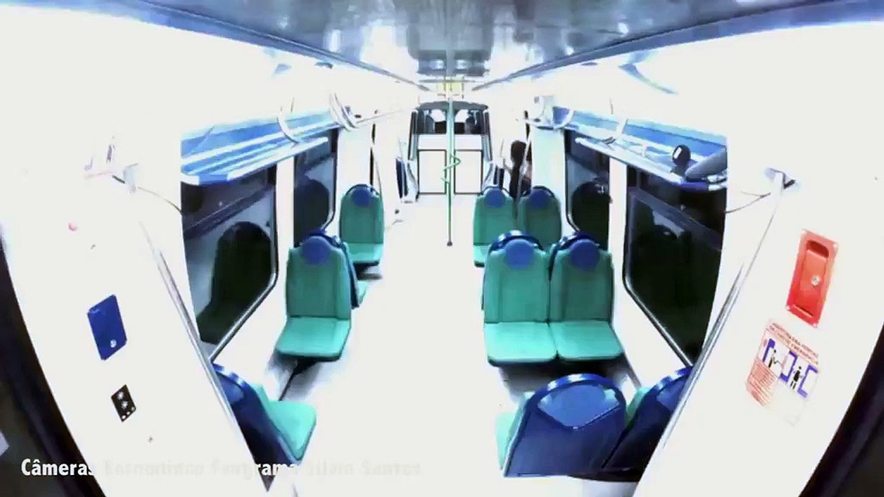 Woman on empty subway attacked by zombie horde in prank video
