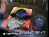 Wow! Super Fast Cool Space Painting With Sprays! Check Out!!