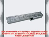 AKKU LI-ION 4400mAh 14.4V in grau gray grey passend f?r APPLE ersetzt 661-2391 661-2395 661-2436