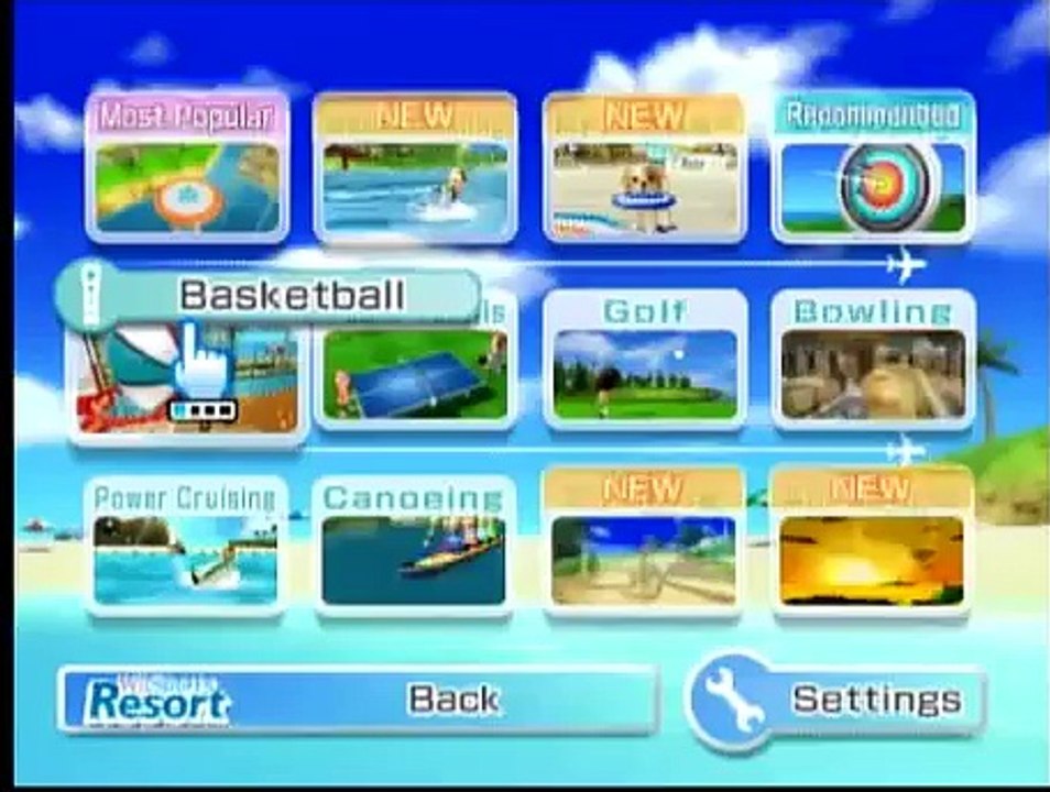 Wii Sports Resort- Cycling: Across The Bridge & Over Talon Rock