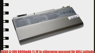 AKKU LI-ION 8800mAh 11.1V in silbergrau passend f?r DELL Latitude E6400 ATG E6400 XFR E6410