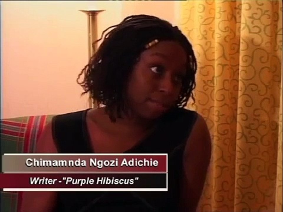 Chimamanda Ngozi Adichie with Jide Salu