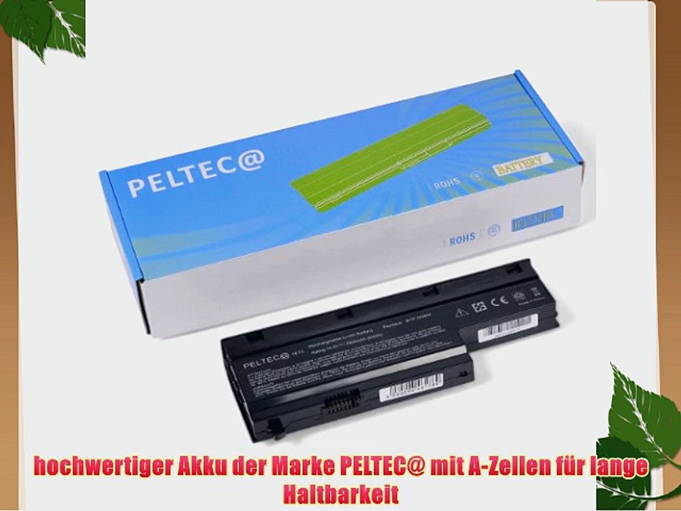 PELTEC@ Premium Notebook Laptop Akku 4400mAh ersetzt BTP-D4BM BTP-D5BM f?r Medion Akoya E-7211