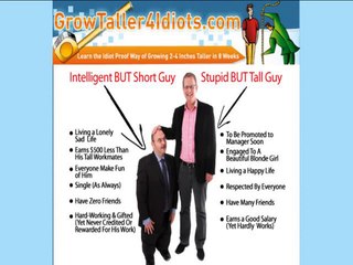 My Honest Grow Taller 4 Idiots Review