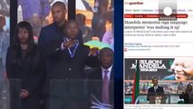Video: Obama 'selfie' and fake interpreter at Mandela memorial