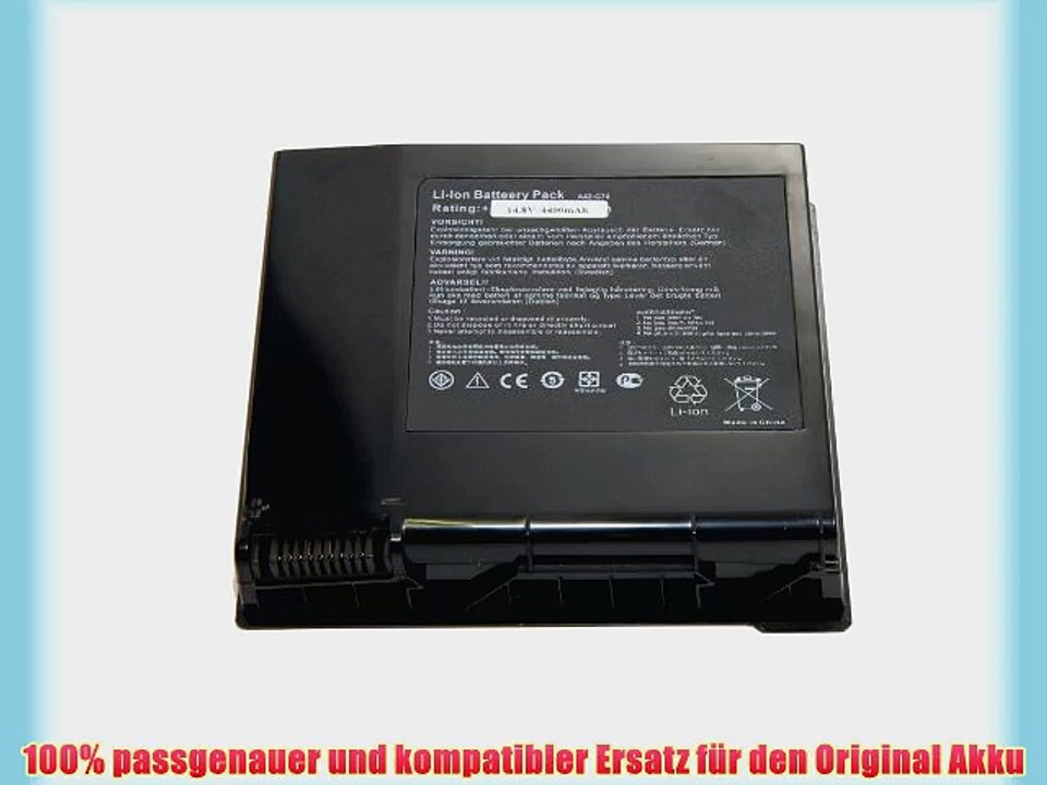 4400mAh Notebook Laptop Ersatz Akku Batterie f?r Asus G74 G74J G74JH G74S G74SW G74SX ersetzt