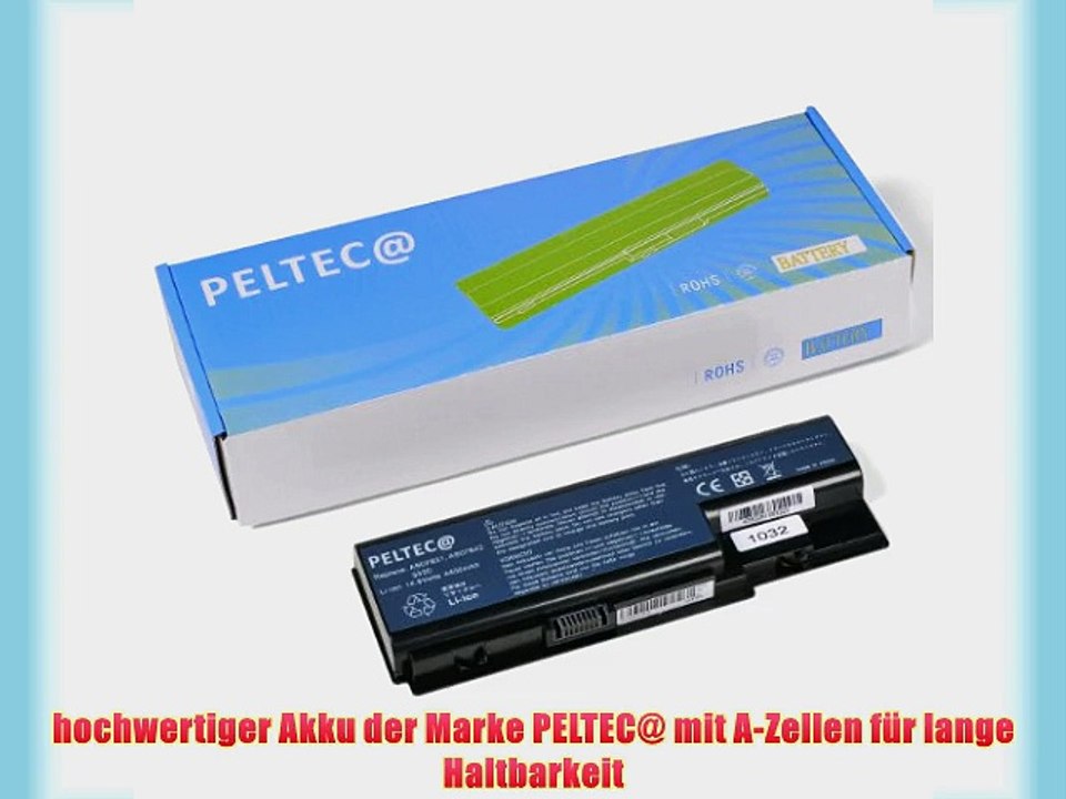 PELTEC@ Premium Notebook Laptop Akku Acer Aspire 5930 6530 6920 6930 6935 148v AS07B31 AS07B71