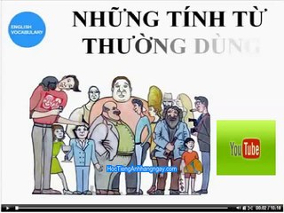 200 tính từ Tiếng anh thông dụng hàng ngày- Phần 2