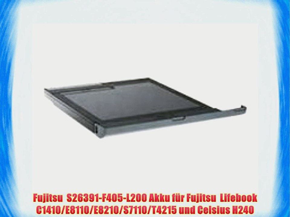 Fujitsu  S26391-F405-L200 Akku f?r Fujitsu  Lifebook C1410/E8110/E8210/S7110/T4215 und Celsius