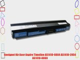 vhbw Li-Ion Akku 6600mAh (10.8V) in schwarz black passend f?r Acer Aspire Timeline AS1410-8804