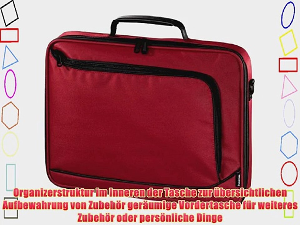 Hama Sportsline Bordeaux Notebook-Tasche bis 40 cm (156 Zoll) rot