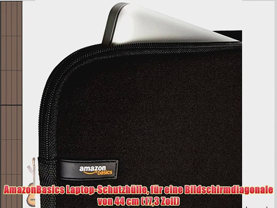 AmazonBasics Laptop-Schutzh?lle f?r eine Bildschirmdiagonale von 44?cm (173?Zoll)