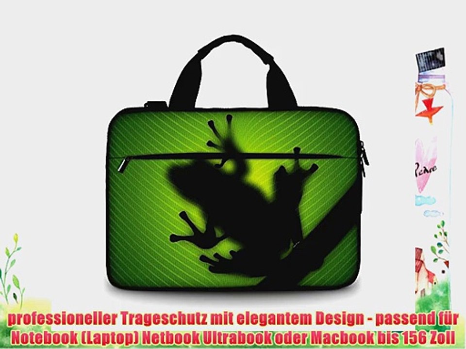 Luxburg? Design gepolsterte Business- / Laptoptasche Notebooktasche bis 156 Zoll mit Schultergurt