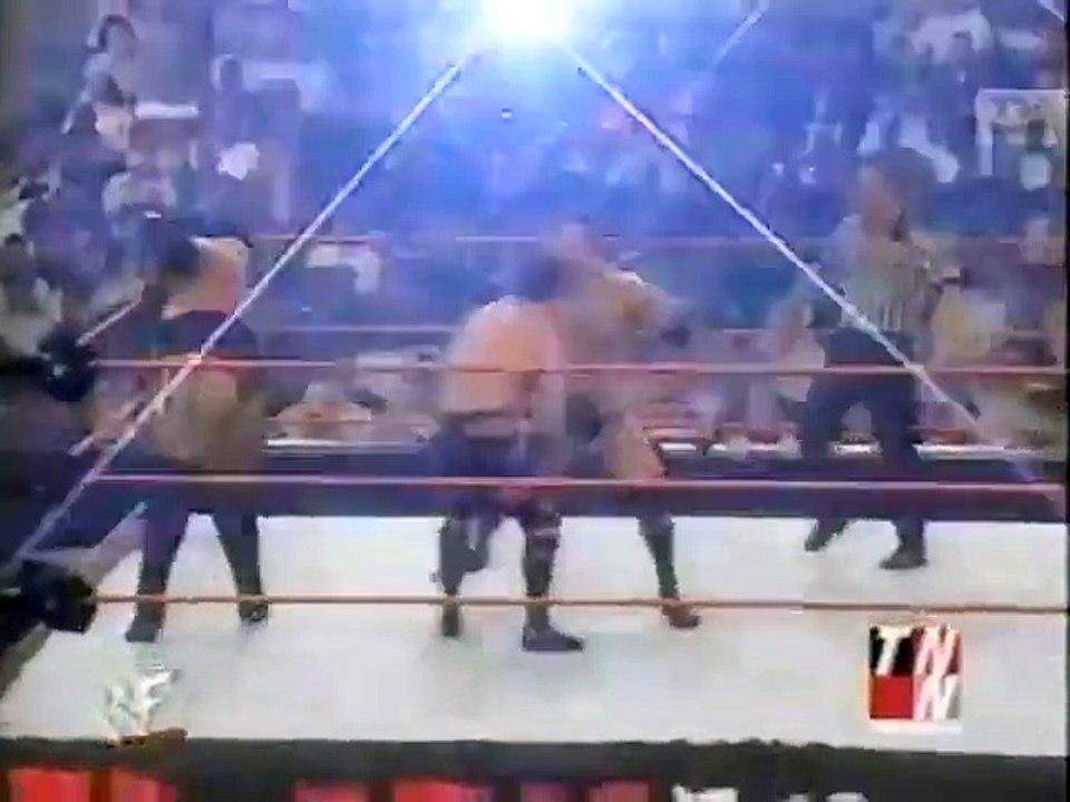 The Rock and Rikishi vs Kane and Chris Benoit RAW 2000