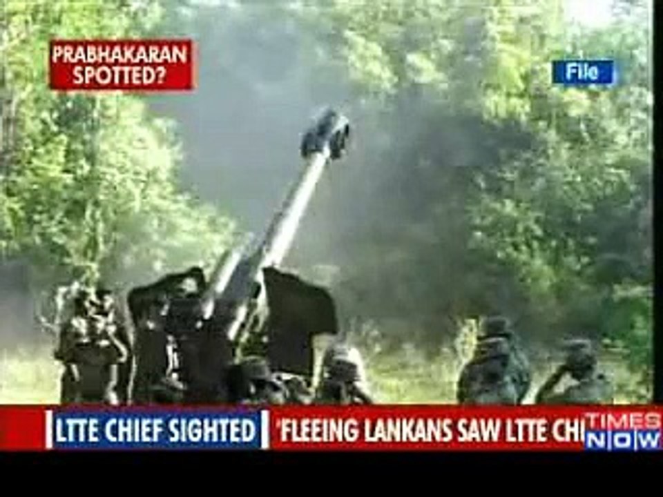 LTTE chief Prabhakaran spotted in northern Sri Lanka