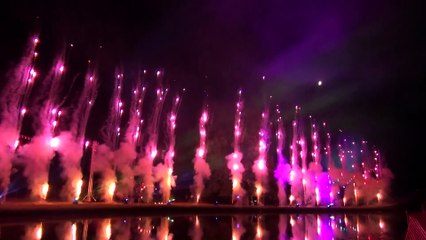 Feu d'artifice Rogny les 7 écluses 2015