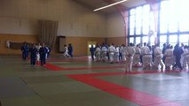 Entraînement de l'équipe de France féminine de judo