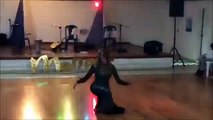 Anna Mar del Sur (Ganna) Belly Dance Iraqi Kawleeya Drum Tabla Solo fusion mix, Colombia