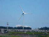 台電彰濱工業區風力發電站  -  風力発電機組近拍