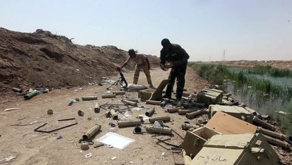 Milícia xiita na linha de frente