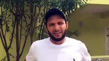 A very special message to all our fans in Pakistan, from the great man Shahid Afridi Official himself