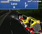 Euro Truck Simualtor Brussel-Paris driving with 8x4  excavator