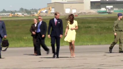 Arrival in Calgary - The Duke and Duchess of Cambridge (Prince William and Kate Middleton)