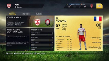 Fifa 15 | Carrière Joueur | Episode 1 | Premiers match et problèmes...