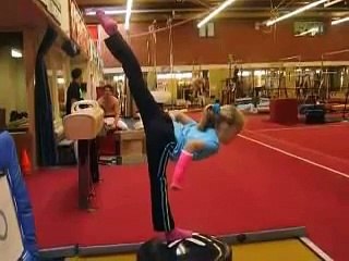 A talented 12 year old gymnast