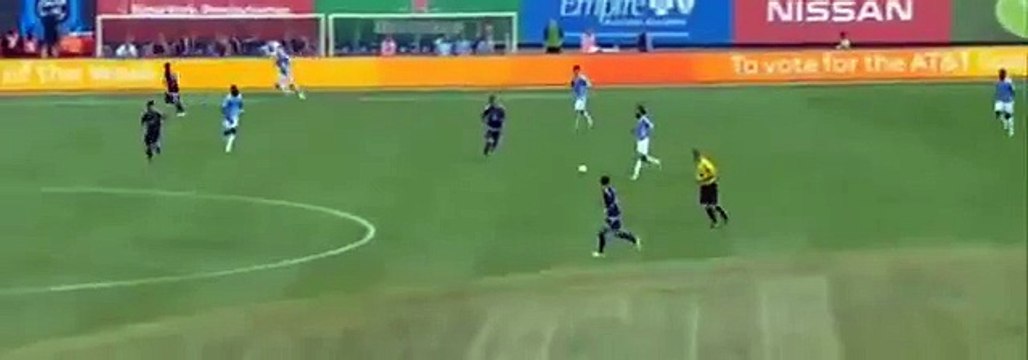 David Villa Goal (Pirlo Amazing Skills) - New York City vs Orlando City 5-3 MLS 2015 HD