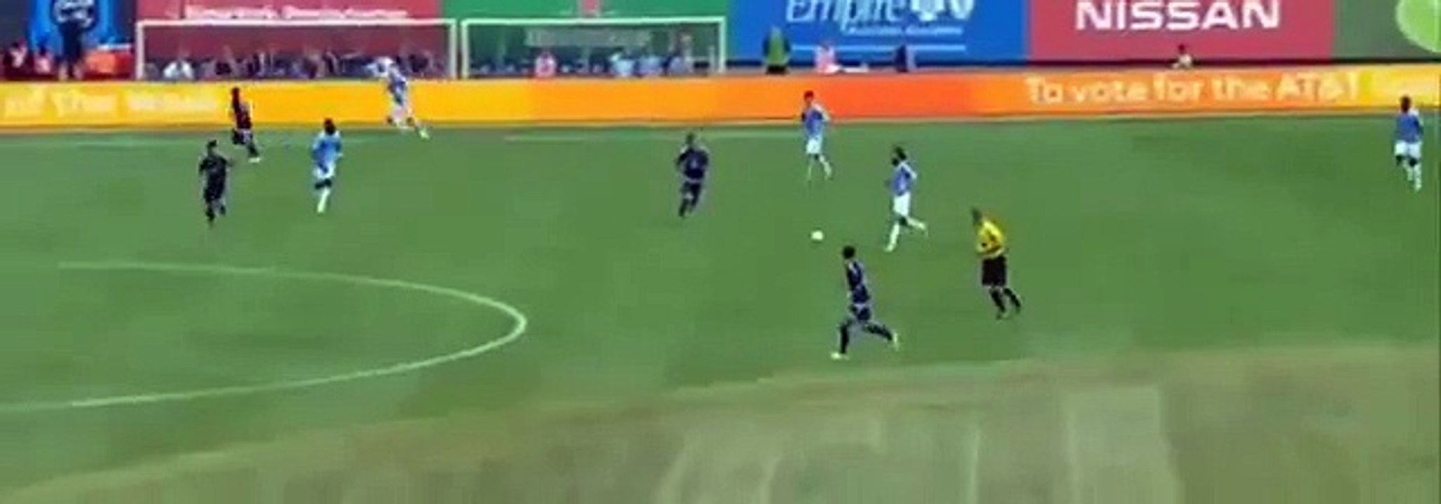 David Villa Goal (Pirlo Amazing Skills) - New York City vs Orlando City 5-3 MLS 2015 HD