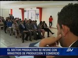 Sector productivo se reunió con ministros de producción y comercio