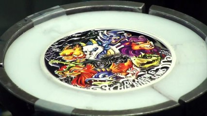 Stunning coin portrays Chinese Dragon & his Nine Sons