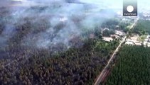 Fires: thousands in emergency shelters as huge blazes take hold in France and Spain