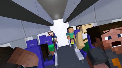 How To Survive a Plane Crash - Minecraft Animation