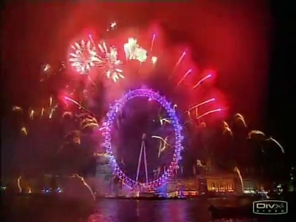 London Fireworks New Year's Eve 2006/2007