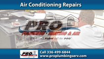Air Conditioning Repairs Lexington, NC - Pro Plumbing Heating & Air