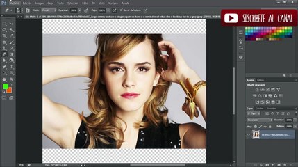 GERMAN GARMENDIA Y EMMA WATSON FUNNY FACE PHOTOSHOP