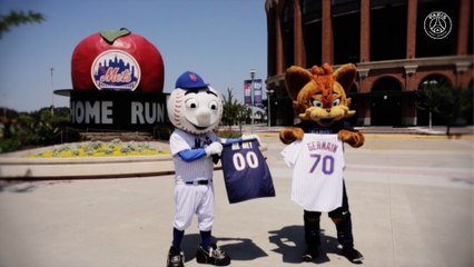 Germain dancing lesson with Mr Met
