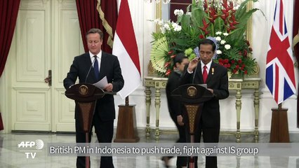 British PM visits Southeast Asia with trade, IS on agenda