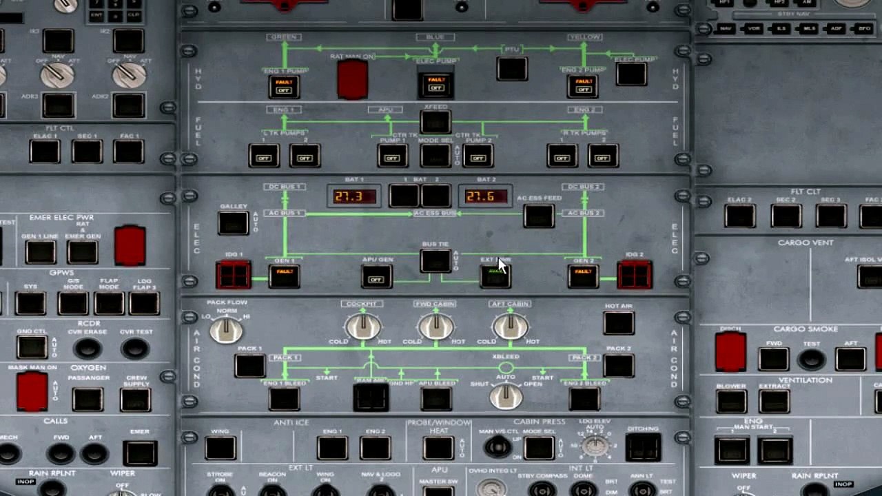 [FSX] Wilco Airbus A320IAE Cold and Dark Tutorial