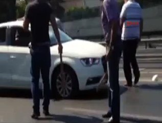 Bakırköy'de eli sopali E-5 timi dehşet saçtı!