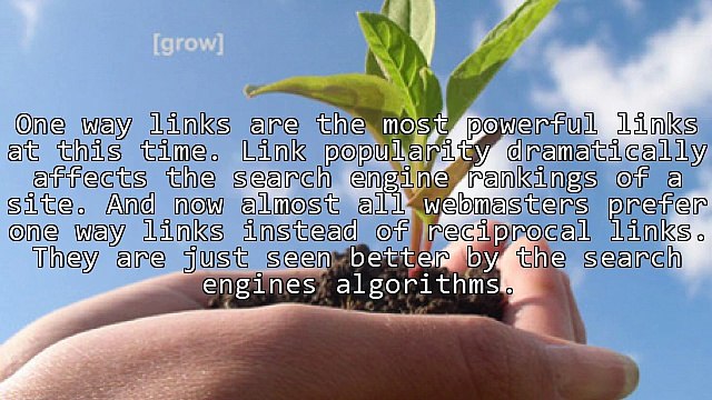 Website Marketing Strategies - Article Based One Way Links