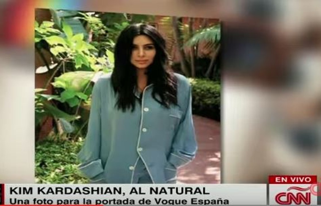 ¡Al natural! Así se ve Kim Kardashian en la portada de Vogue España