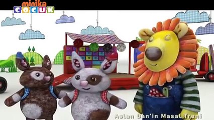 aslan dan'in masal treni minika çocuk