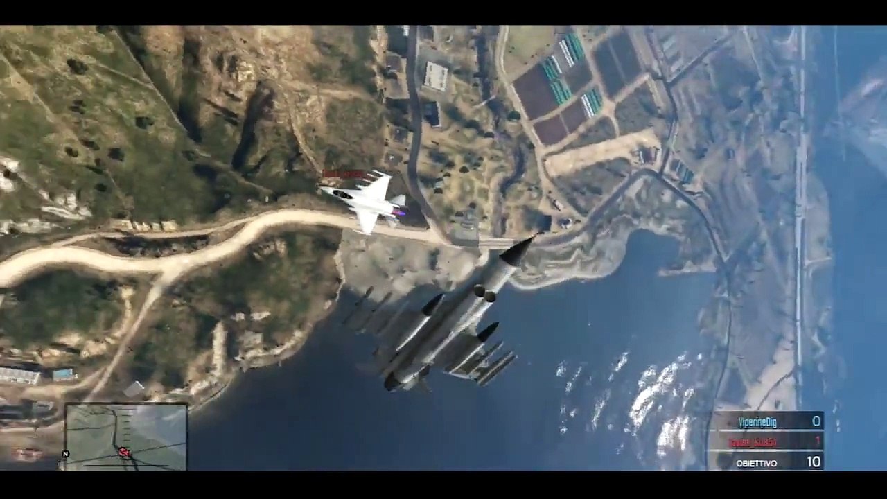 Phanapton VS Davide Krut | GTA V: Lazer Dogfight 3