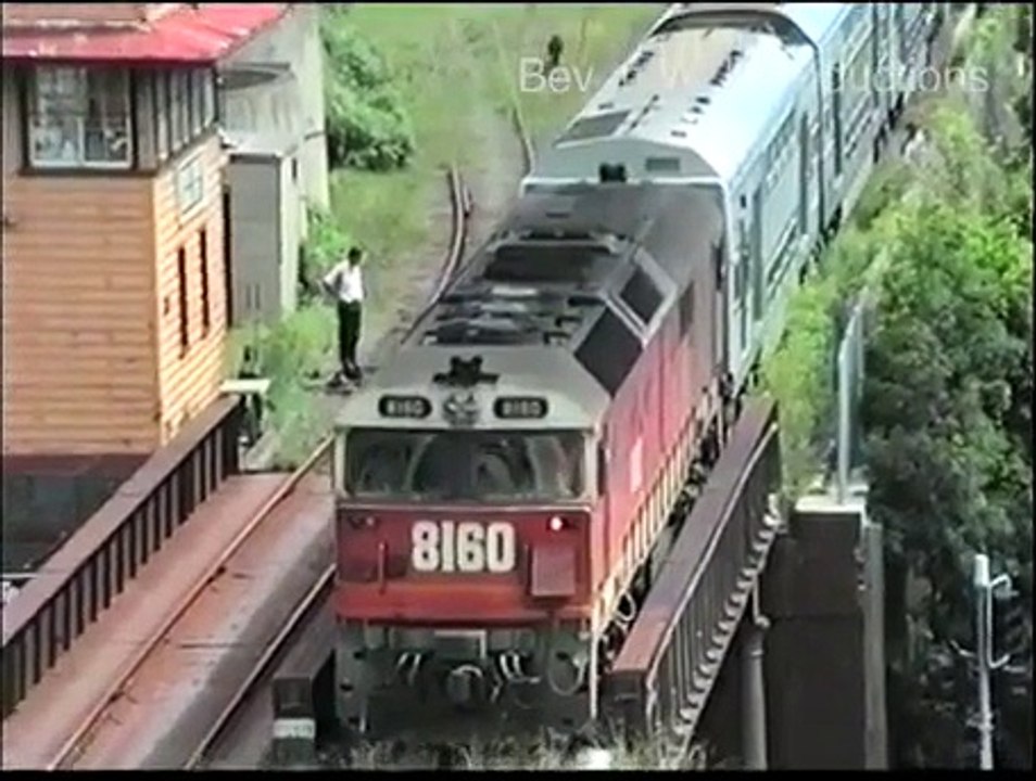 Loco hauled electric trains - Sydney - 1990s
