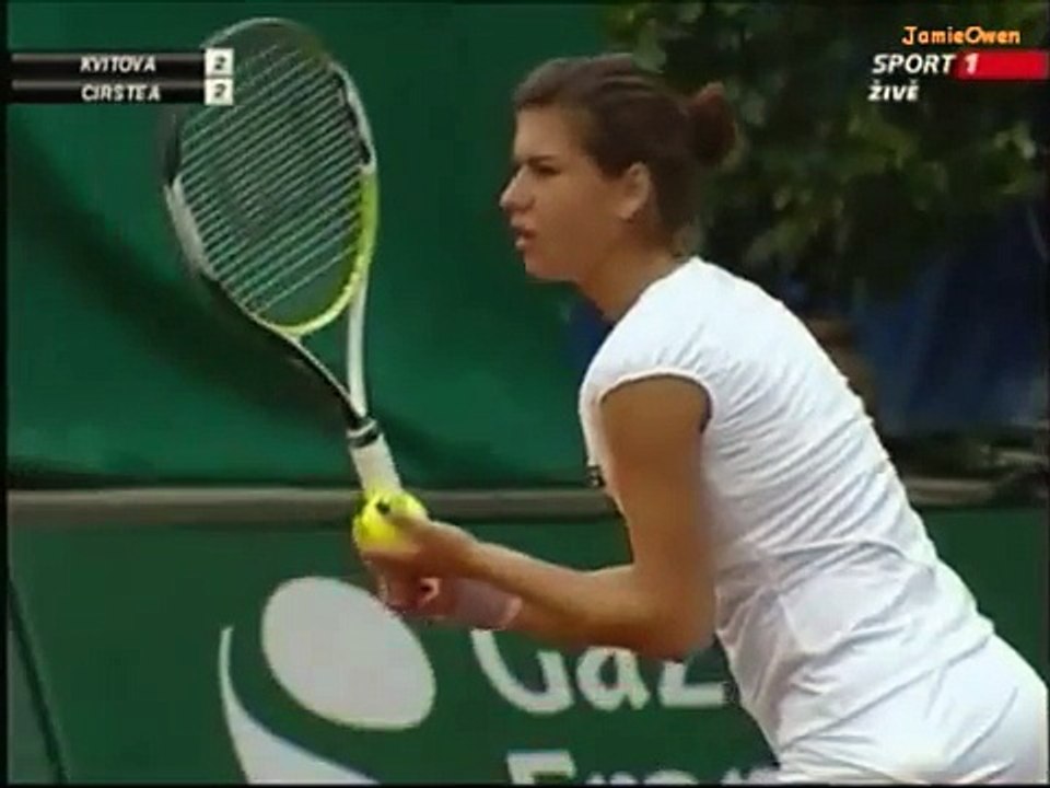 Petra Kvitova vs Sorana Cirstea 2008 Budapest Highlights